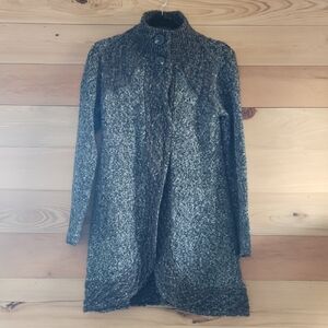 Prana Black and White Knit Sweater